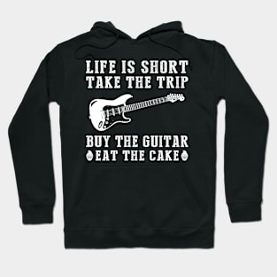 Guitar Serenade: Strumming Through Life's Adventures and Desserts! Hoodie